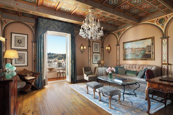 Royal Suite, 1 King Bed, Balcony, River View | Living room | Flat-screen TV, DVD player