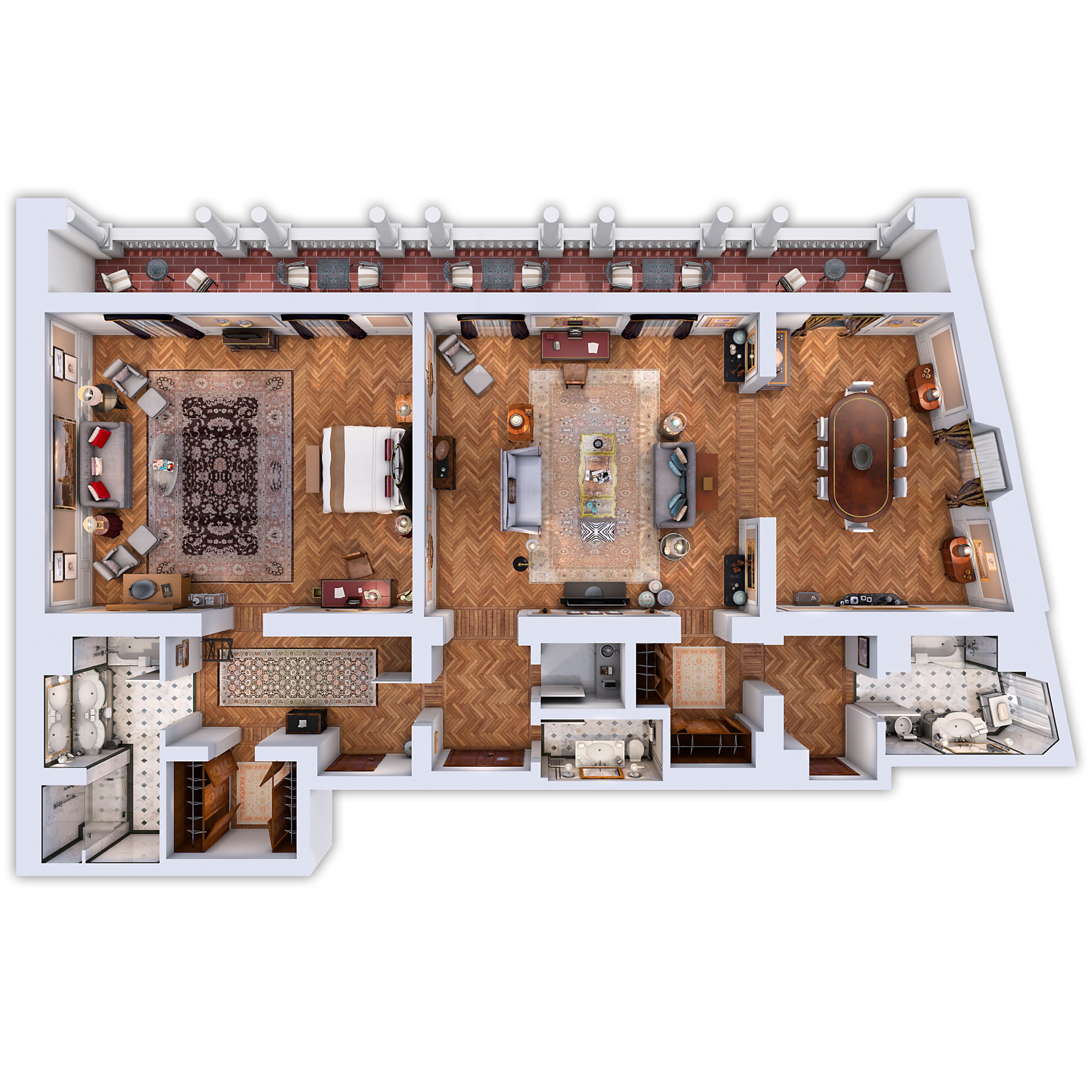 premium bedding, down duvets, minibar, in-room safe