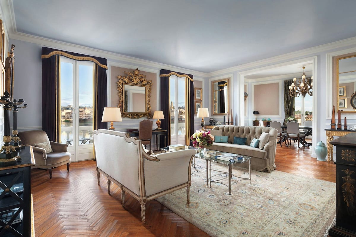 presidential suite, 1 king bed, terrace (terrace) | living room | flat-screen tv, dvd player