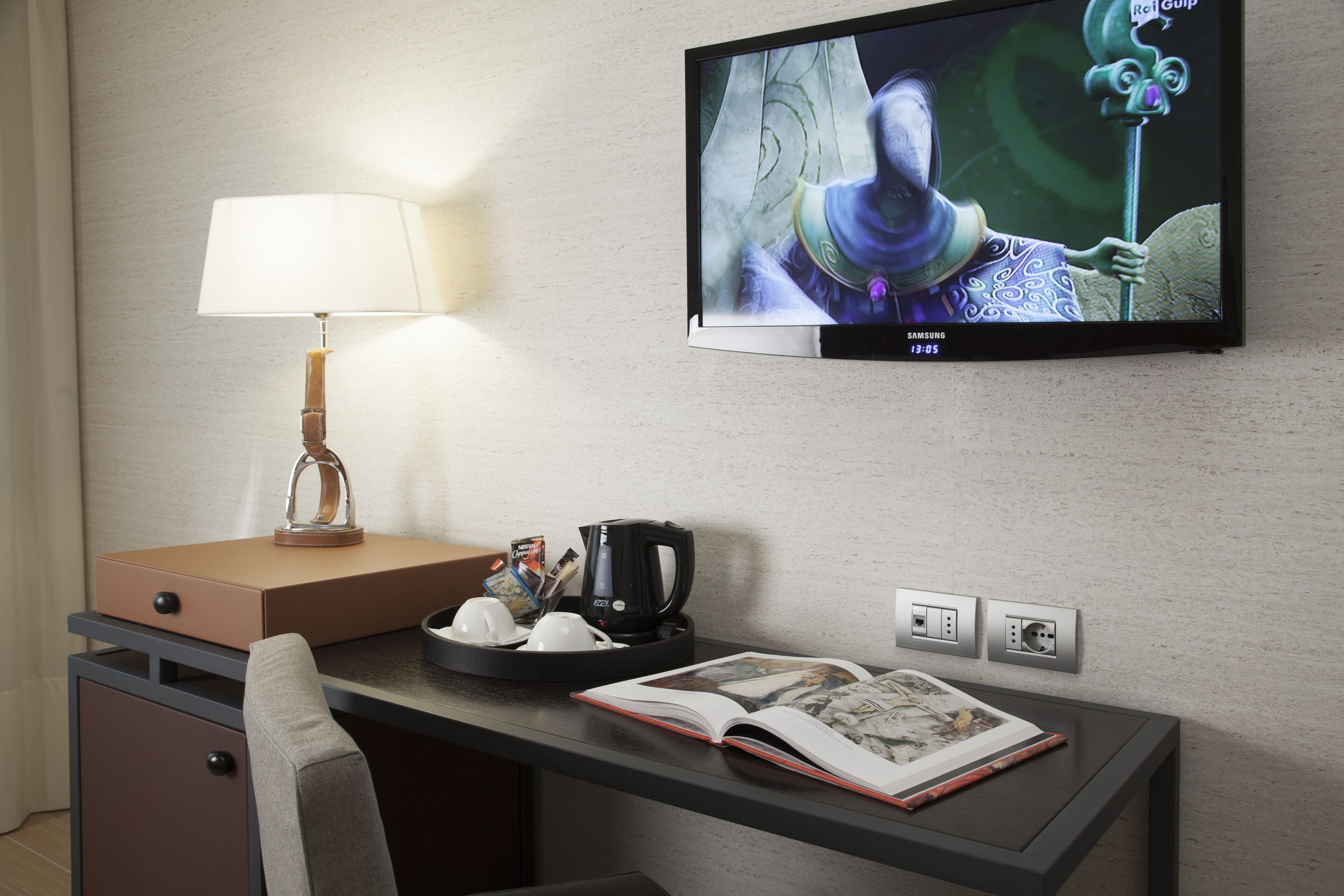 deluxe double room | premium bedding, minibar, in-room safe, desk