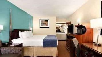 Business kamer, 1 kingsize bed, niet-roken | Pillowtop-bedden, een bureau, verduisterende gordijnen