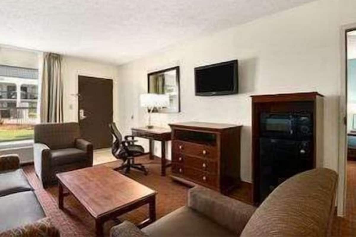 Suite, 1 King Bed, Non Smoking (One-Bedroom) | Pillow-top beds, desk, blackout curtains, iron/ironing board