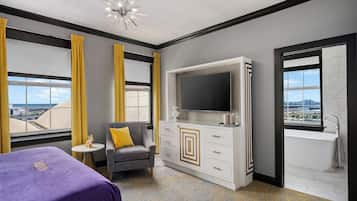 One Bedroom Suite | Premium bedding, in-room safe, blackout drapes, iron/ironing board