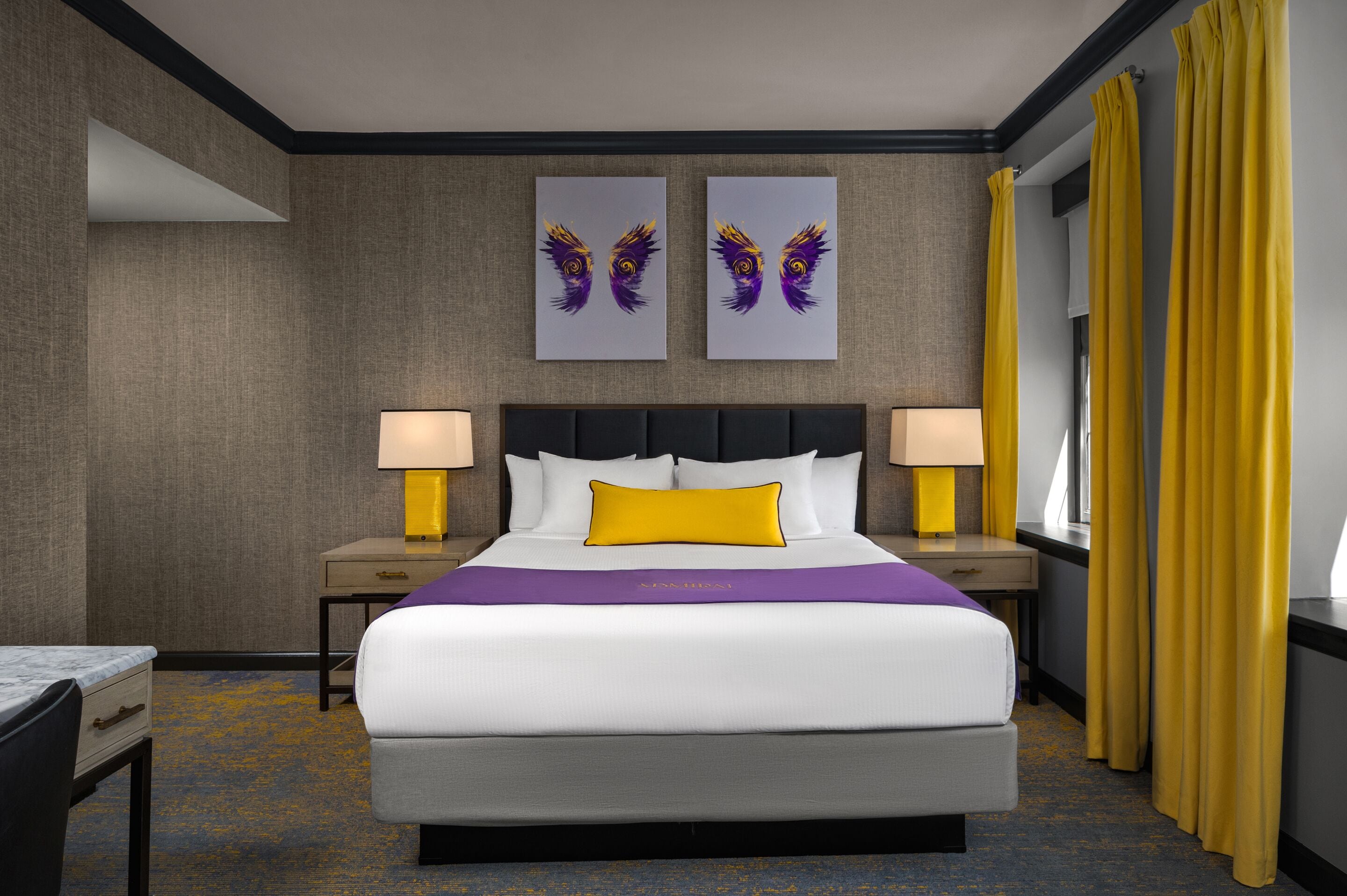 Premium bedding, in-room safe, blackout drapes, iron/ironing board