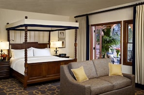 Premium bedding, down duvets, pillow-top beds, in-room safe