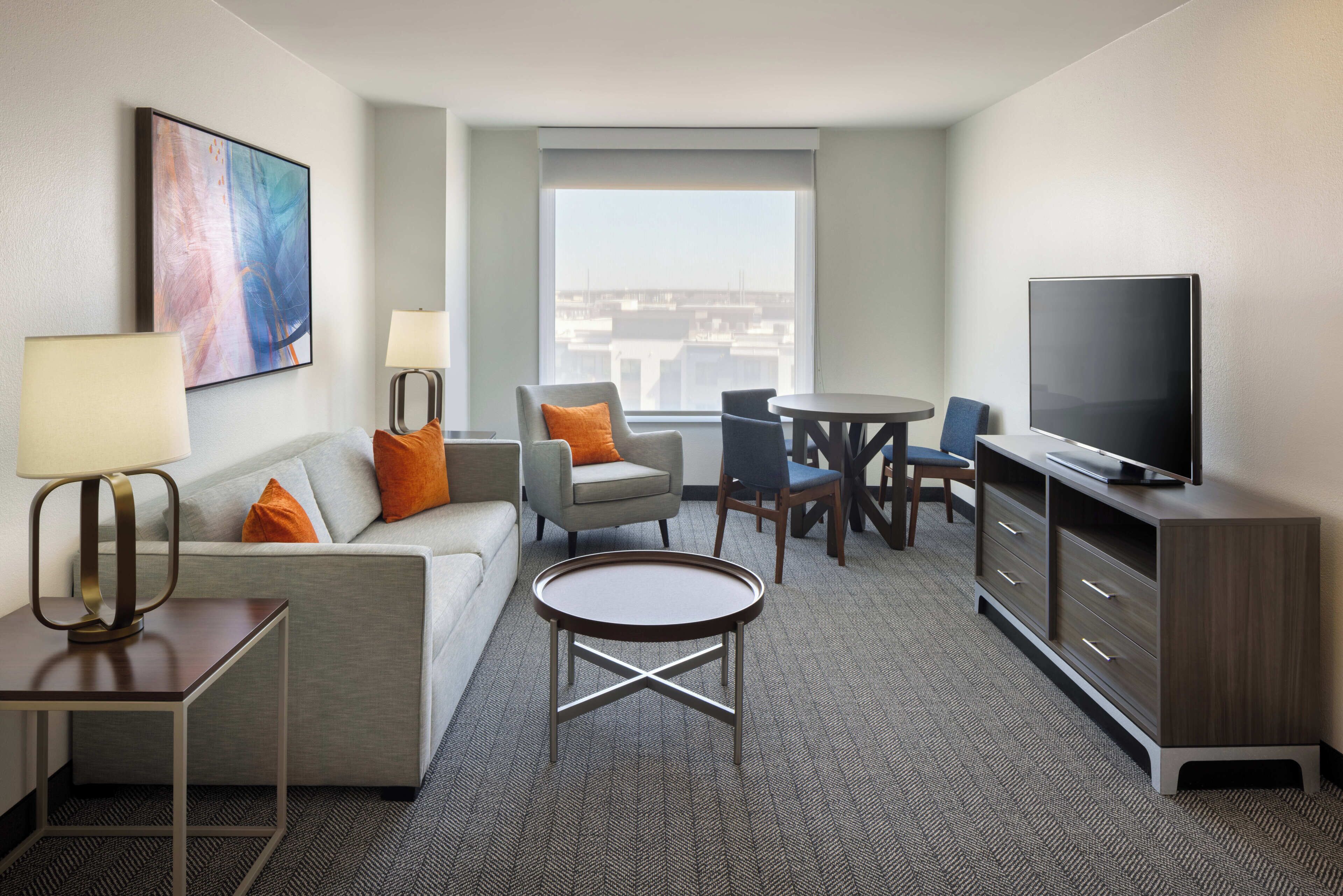 In-room safe, desk, laptop workspace, blackout drapes