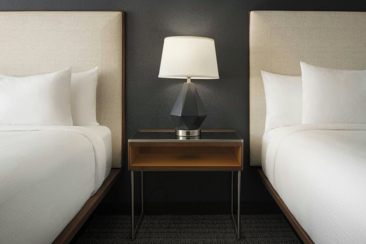 In-room safe, desk, laptop workspace, blackout drapes