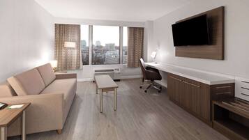 Suíte júnior, 2 camas de casal, para não fumantes | Roupas de cama premium, camas com colchões pillow-top