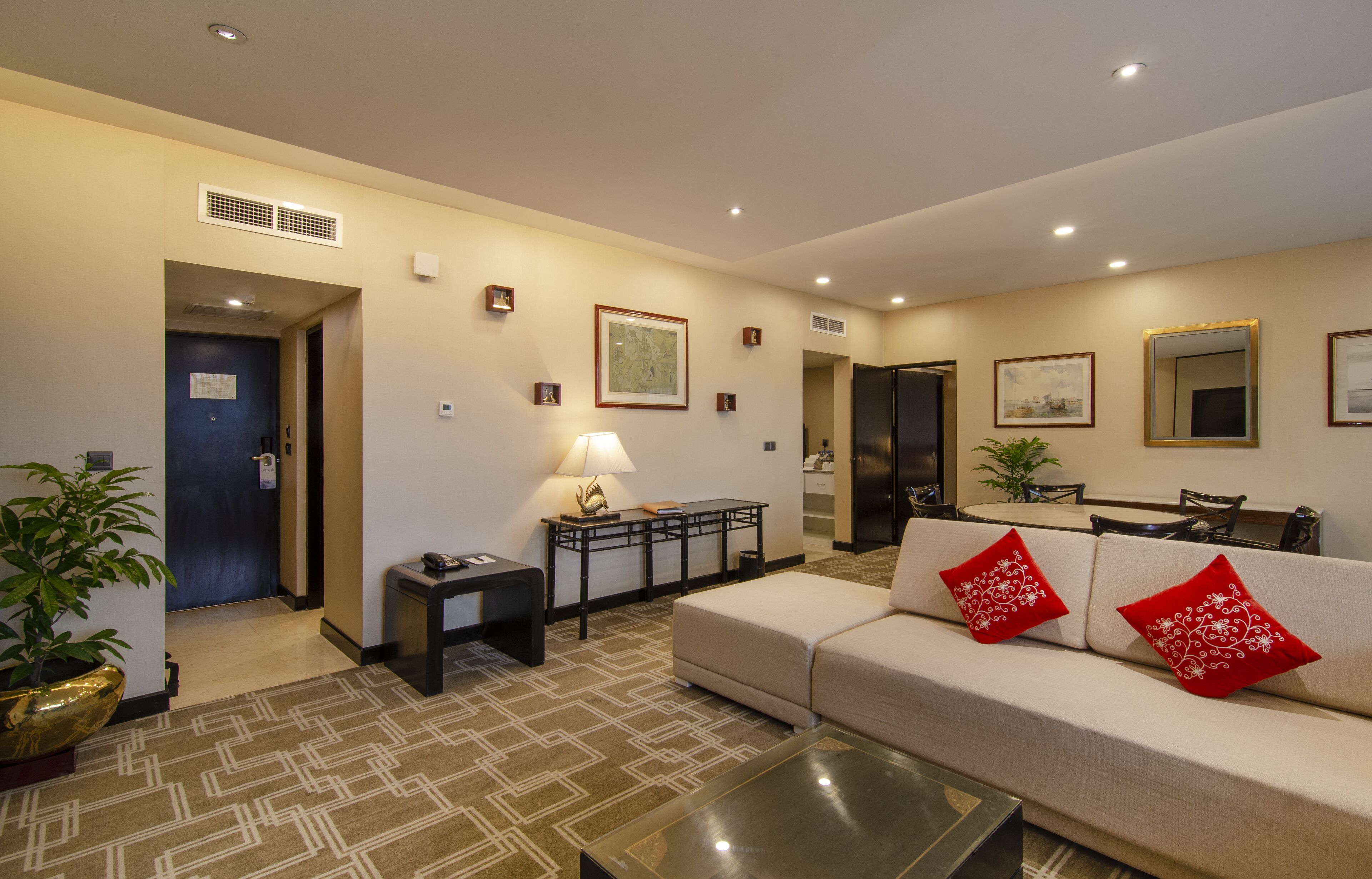 bengali suite | living area | 42-inch plasma tv with cable channels, tv