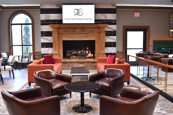 Sitteområde i lobbyen