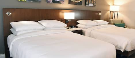 Room, 2 Queen Beds | Premium bedding, in-room safe, desk, blackout drapes