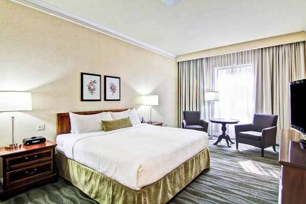 Premium bedding, in-room safe, desk, soundproofing