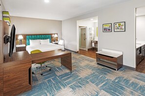 Studio Suite, 1 King Bed | Egyptian cotton sheets, premium bedding, down comforters, pillowtop beds