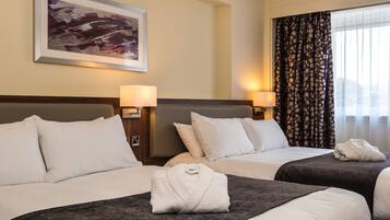 Desk, iron/ironing board, travel cot, free WiFi