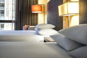 Room, 2 Queen Beds, Accessible, Bathtub (City View) | 1 bedroom, premium bedding, pillowtop beds, in-room safe