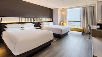 Room, 2 Queen Beds, Lake View | Premium bedding, pillowtop beds, in-room safe, desk