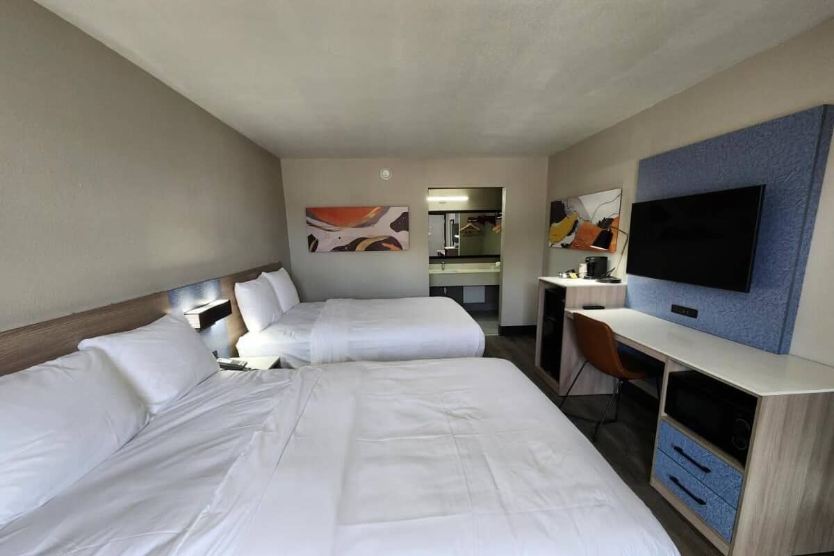 Desk, iron/ironing board, cots/infant beds, rollaway beds