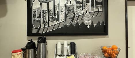 Free daily on-the-go breakfast