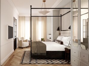Luxury Suite, 1 Bedroom | Premium bedding, pillowtop beds, minibar, in-room safe