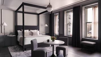 Premium bedding, pillow-top beds, minibar, in-room safe