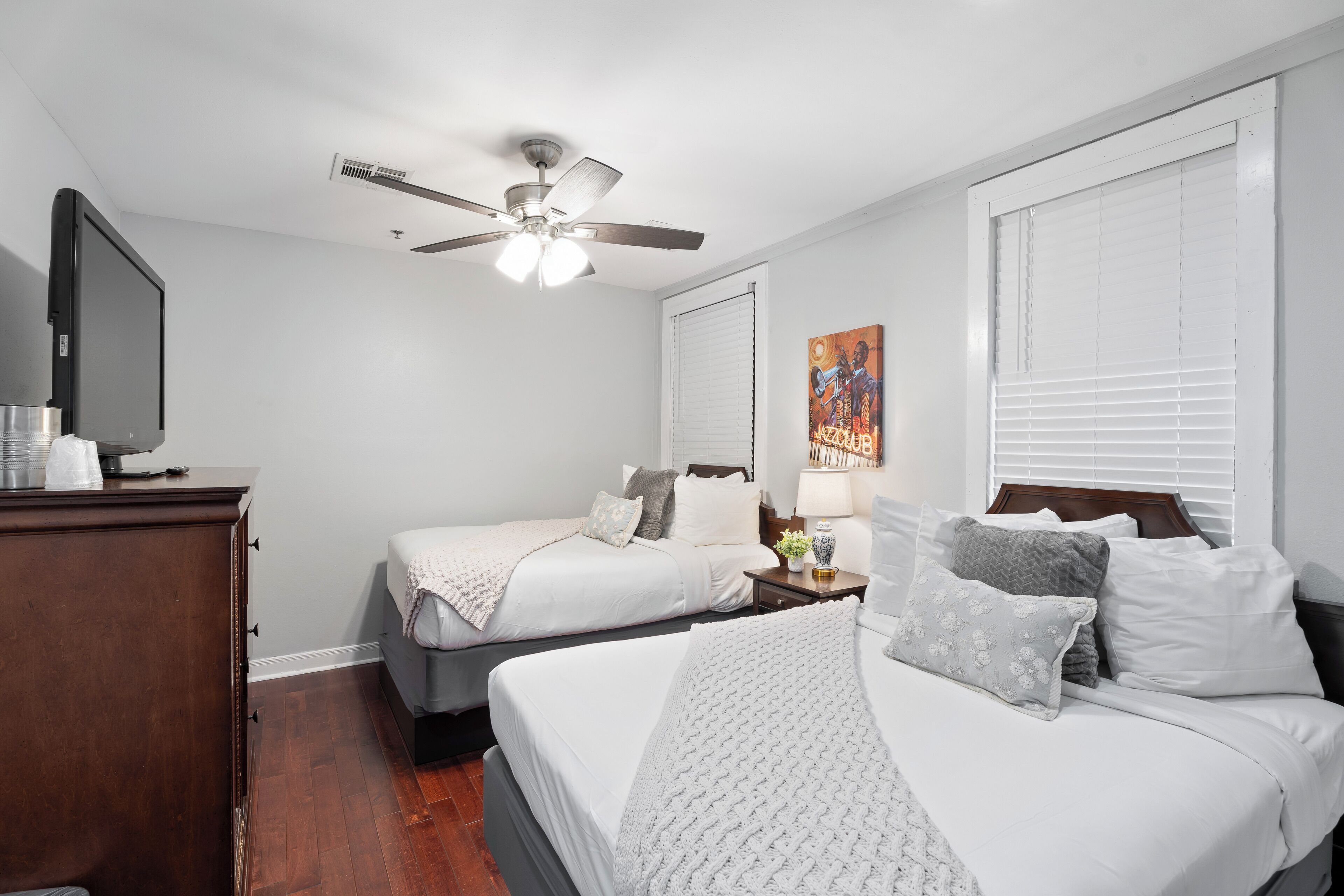 Classic Room, 2 Queen Beds, Non Smoking | In-room safe, iron/ironing board, free WiFi, bed sheets