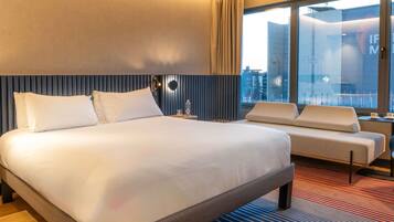 Premium bedding, minibar, in-room safe, desk