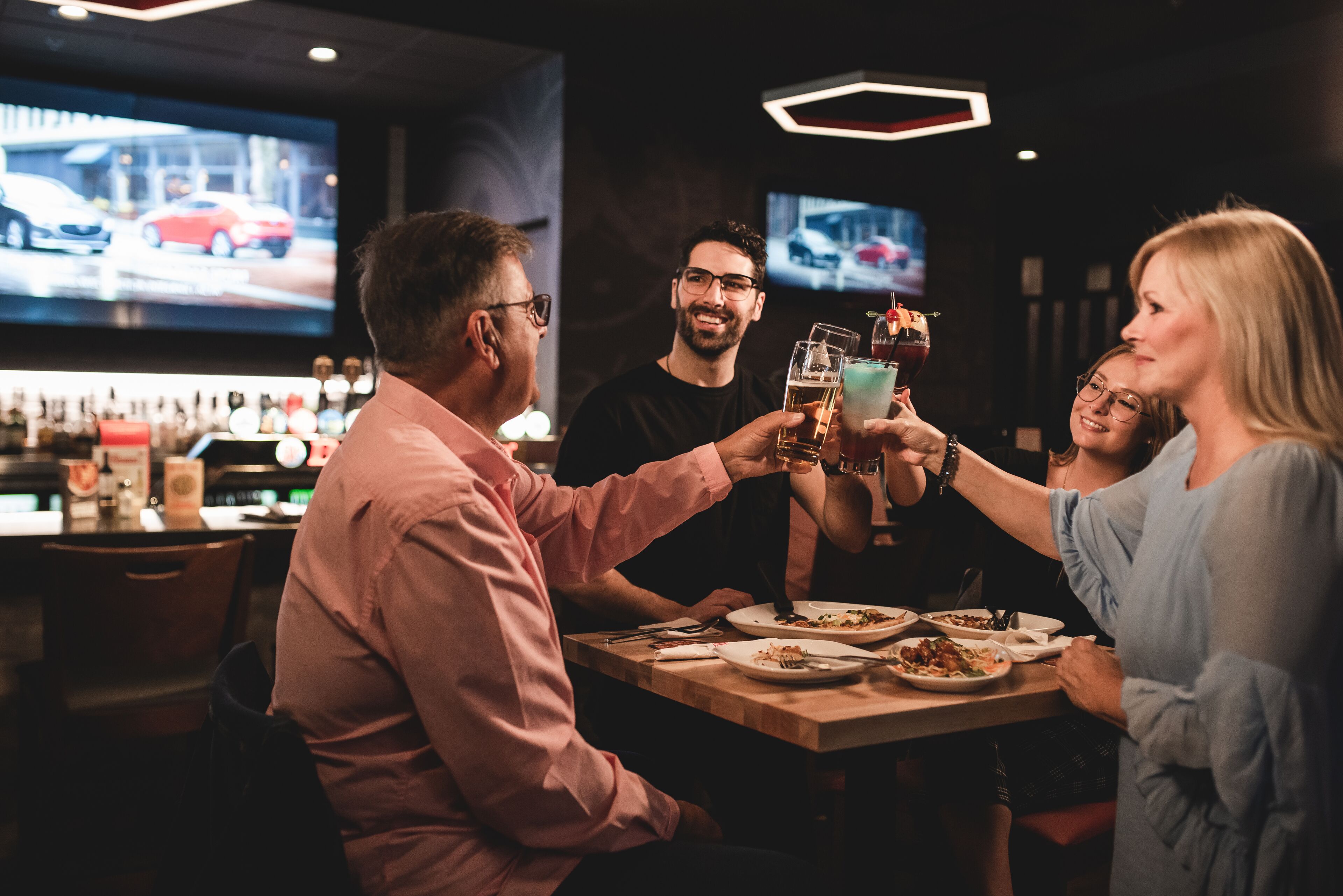 breakfast, lunch and dinner served