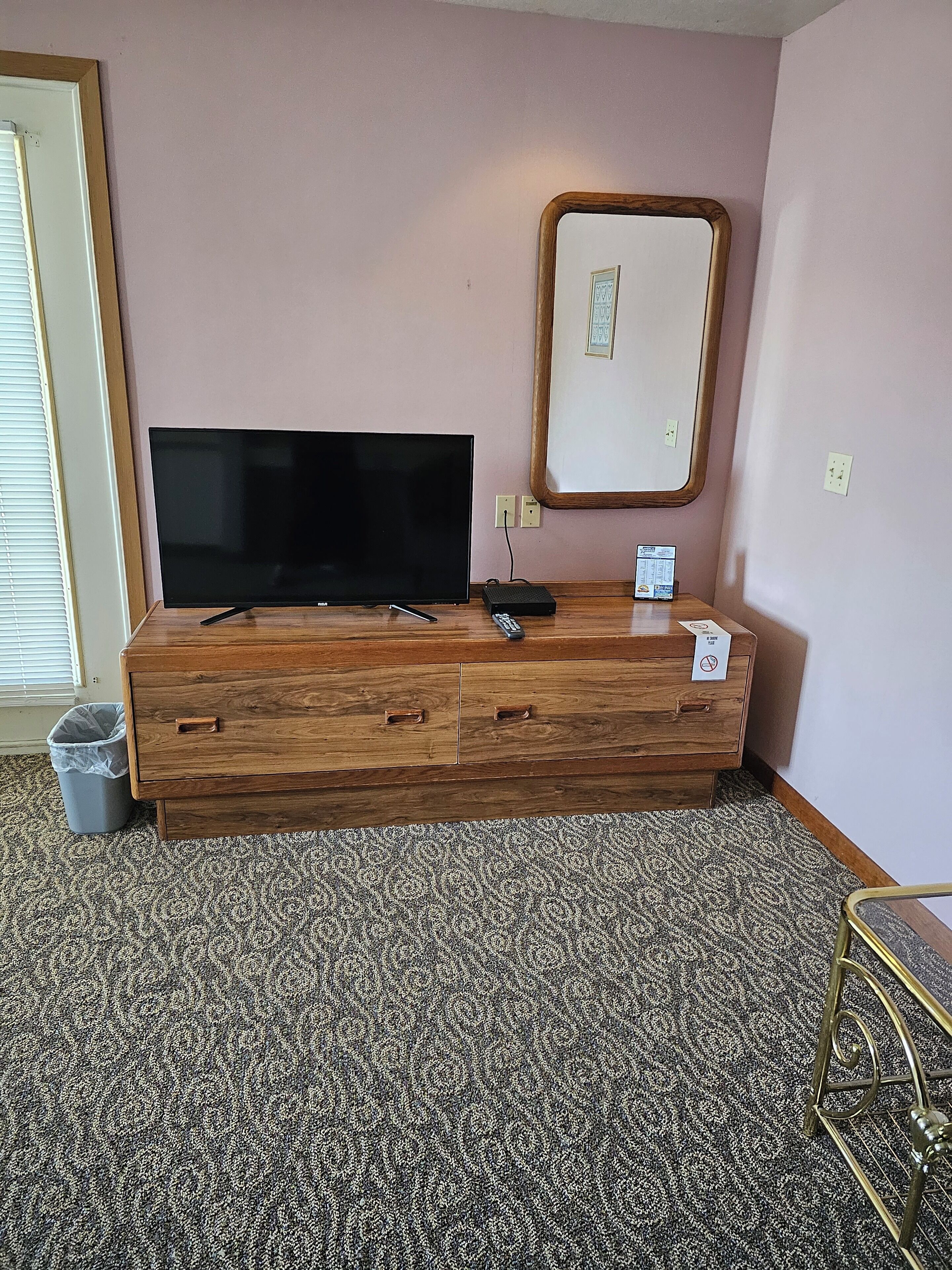 Blackout curtains, iron/ironing board, free WiFi, bed sheets