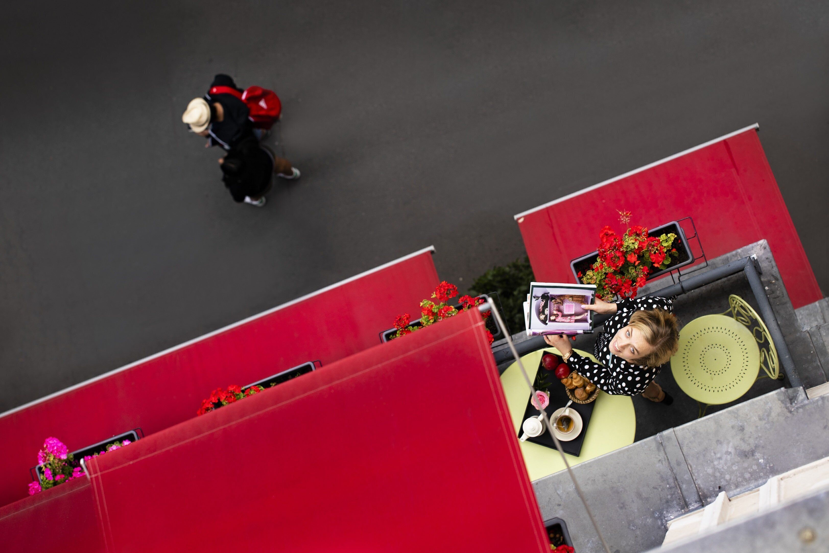 classic twin room | balcony view