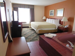 Standardzimmer, 1 King-Bett, Whirlpool | Whirlwanne