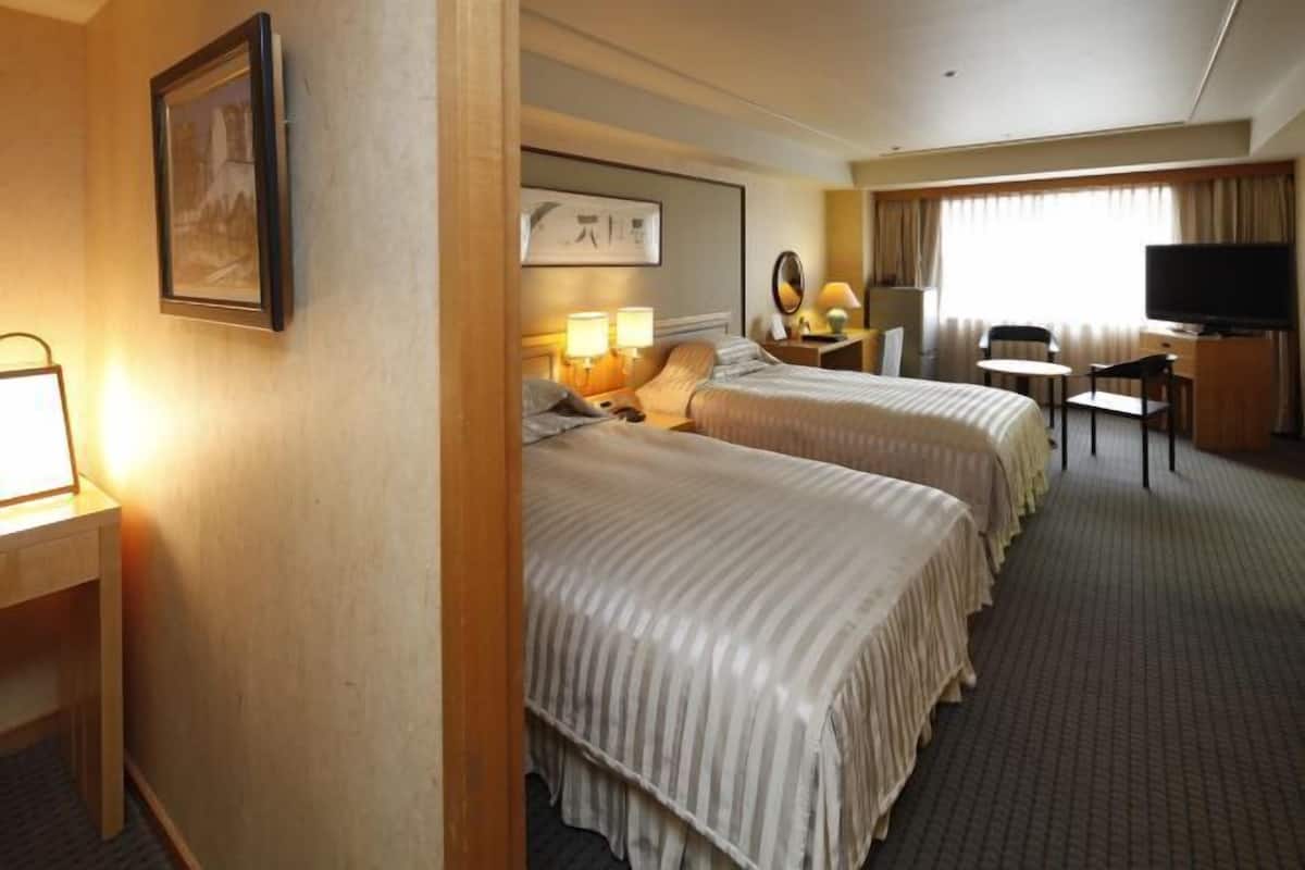 1 habitación y ropa de cama de alta calidad
