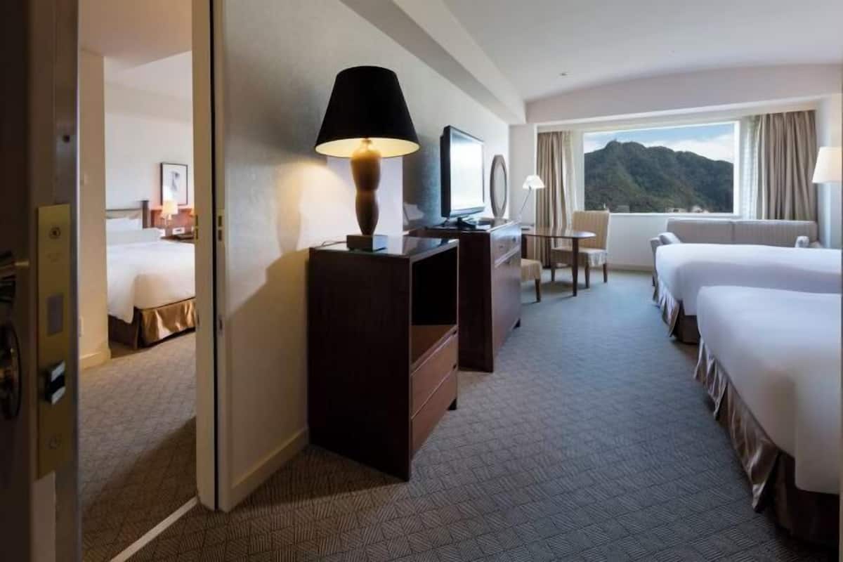 1 habitación y ropa de cama de alta calidad