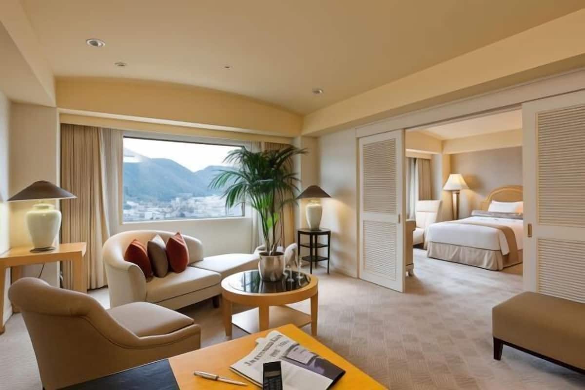 1 habitación y ropa de cama de alta calidad
