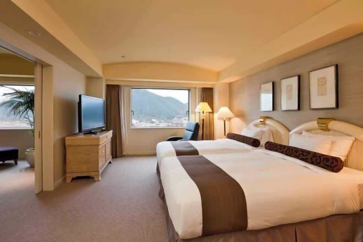 1 habitación y ropa de cama de alta calidad