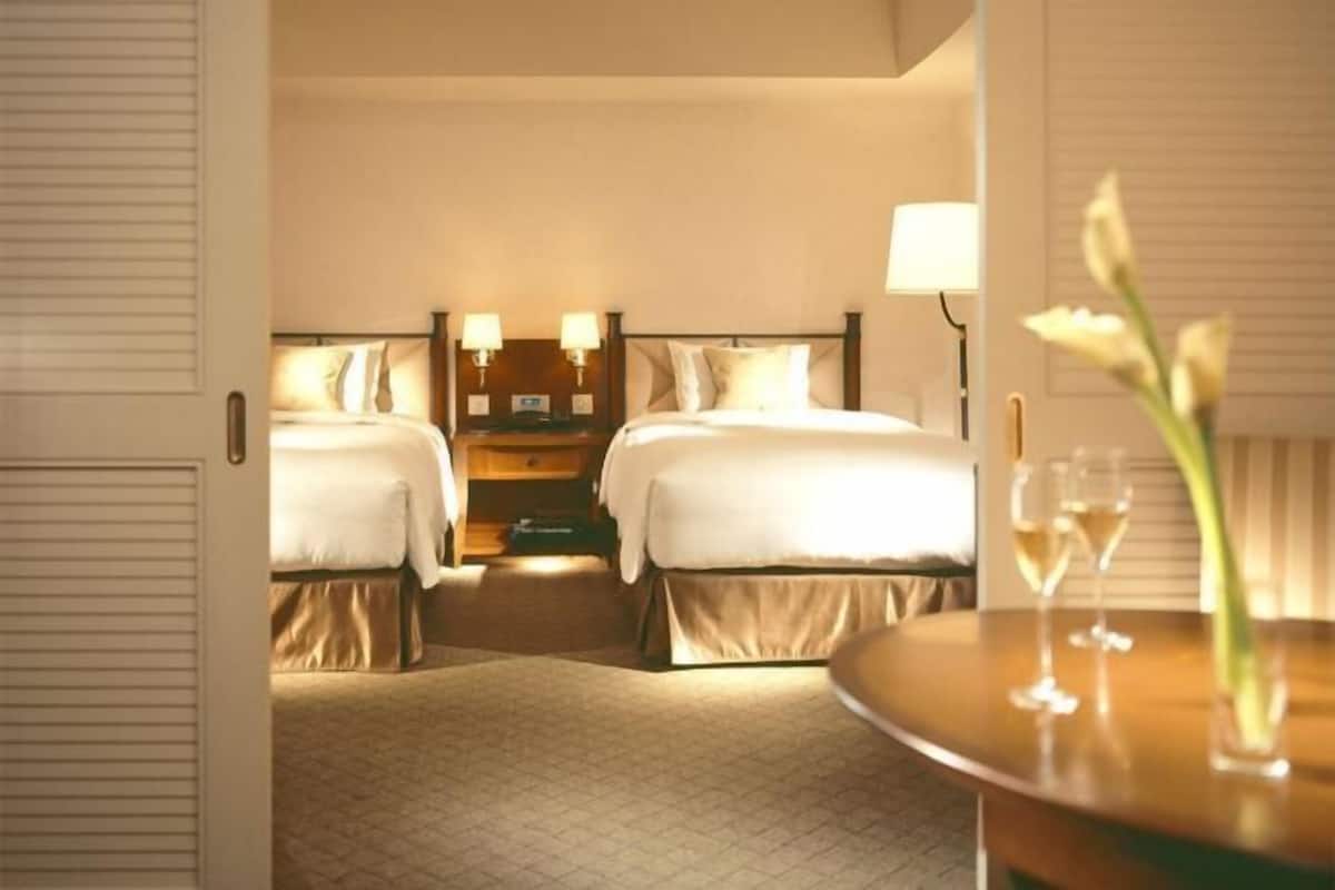 1 habitación y ropa de cama de alta calidad