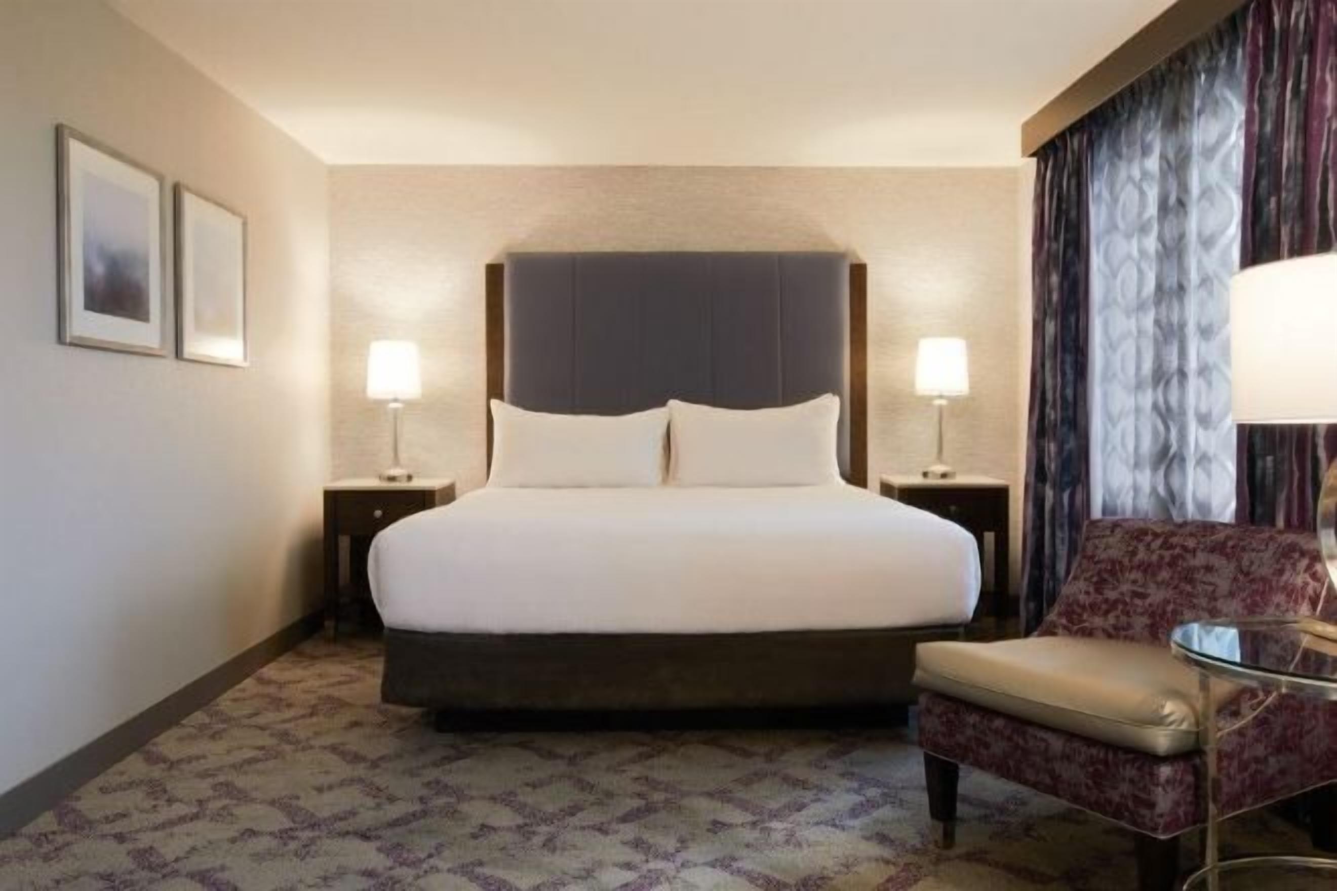 Premium bedding, pillowtop beds, in-room safe, desk