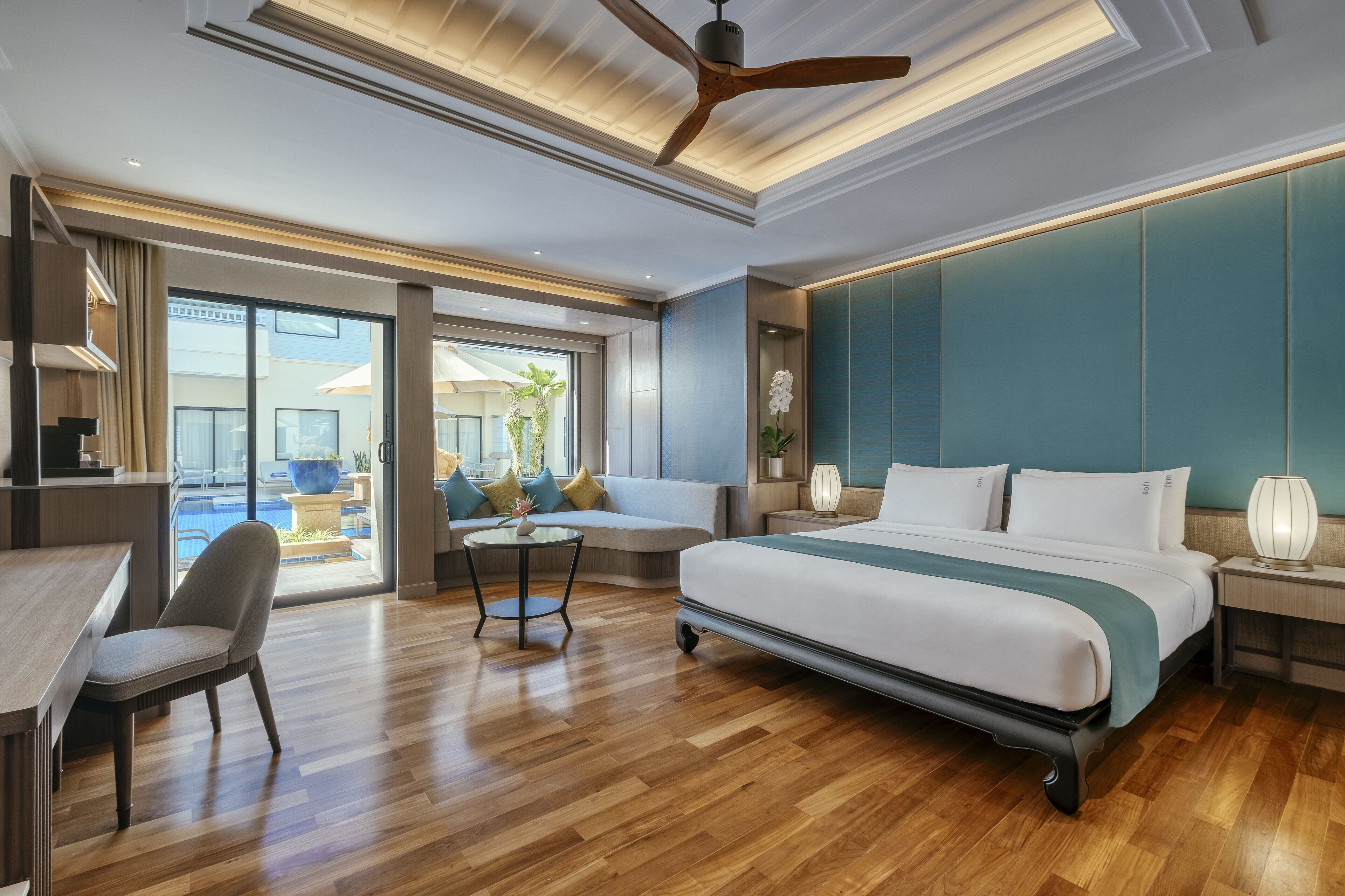 Premium-Villa, 1 King-Bett (Adults Only) | Zimmersafe, Schreibtisch, Verdunkelungsvorhänge, Bügeleisen/Bügelbrett