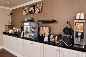 Free daily on-the-go breakfast