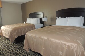 Standard Room, 2 Queen Beds, Non Smoking | Premium bedding, desk, laptop workspace, iron/ironing board - Quality Inn Rochester West (Rochester)