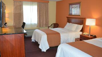 Pillowtop beds, in-room safe, desk, laptop workspace