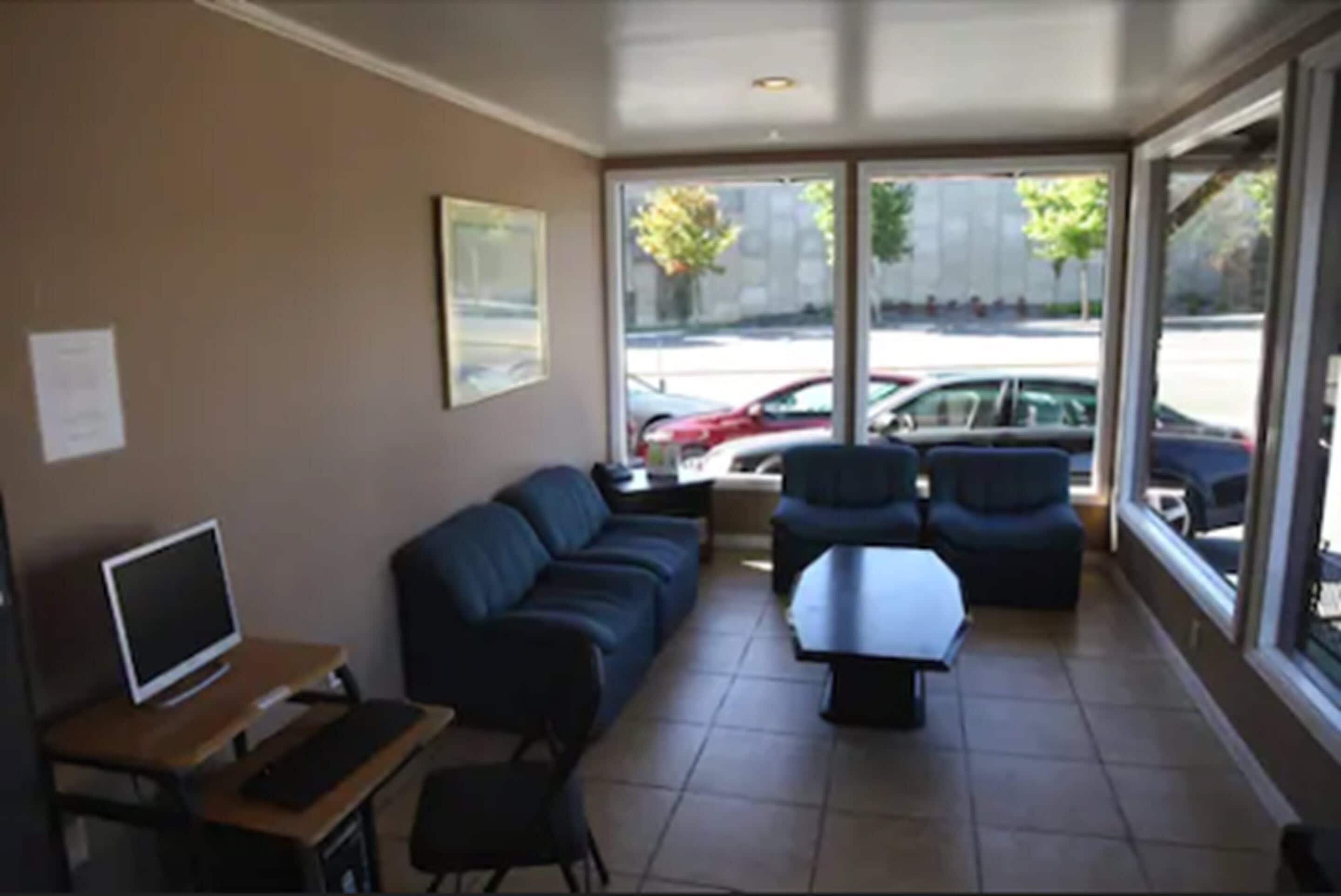 Sala de estar en el lobby