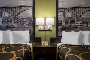 Individually furnished, desk, blackout curtains, soundproofing