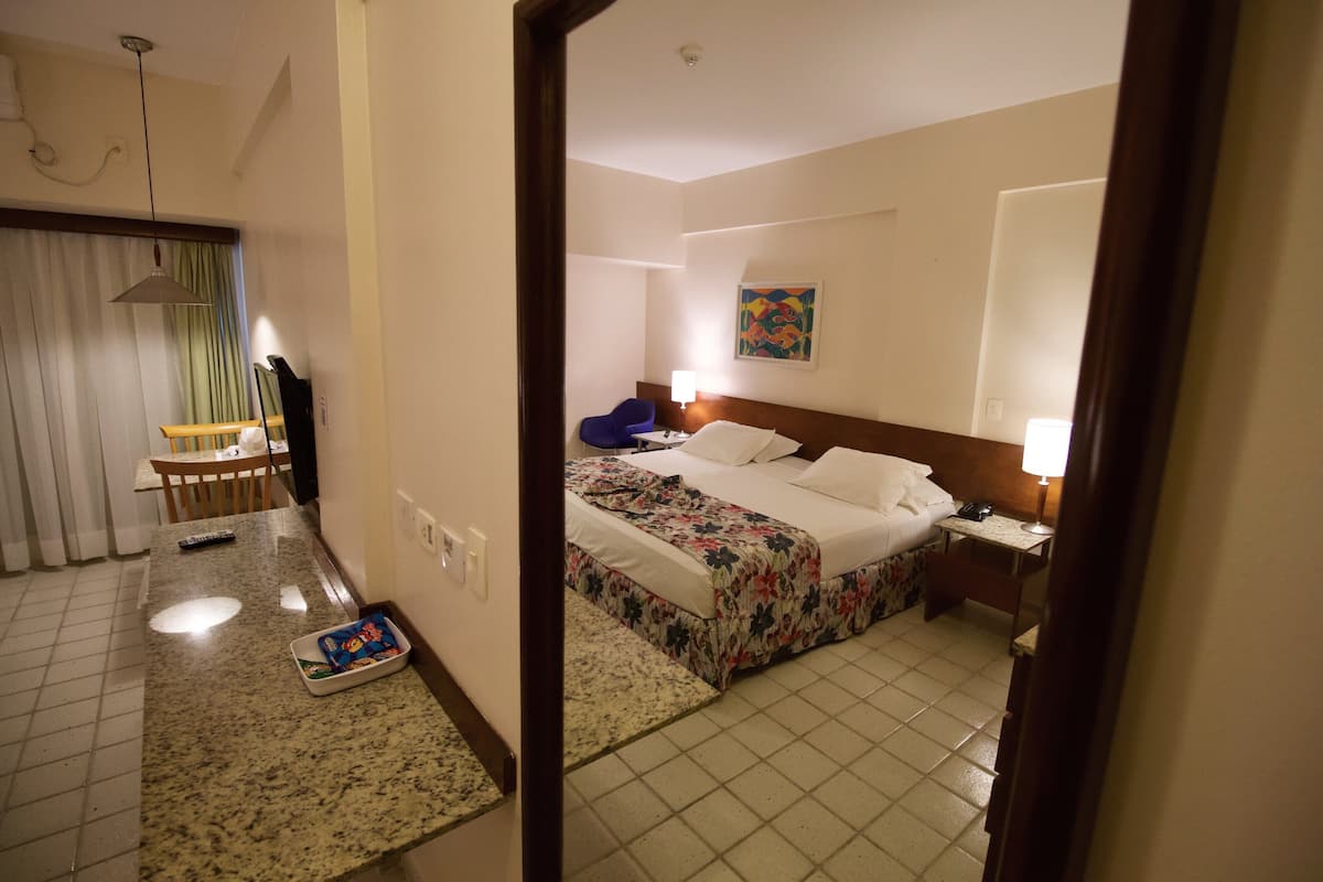 Accessibility with a double bed | Minibar, in-room safe, desk, blackout curtains