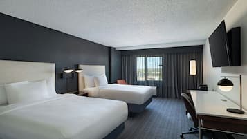 Premium bedding, pillow-top beds, in-room safe, desk