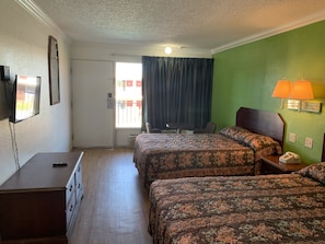 Standard Double Room, 2 Double Beds, Smoking | In-room safe, desk, soundproofing, free WiFi