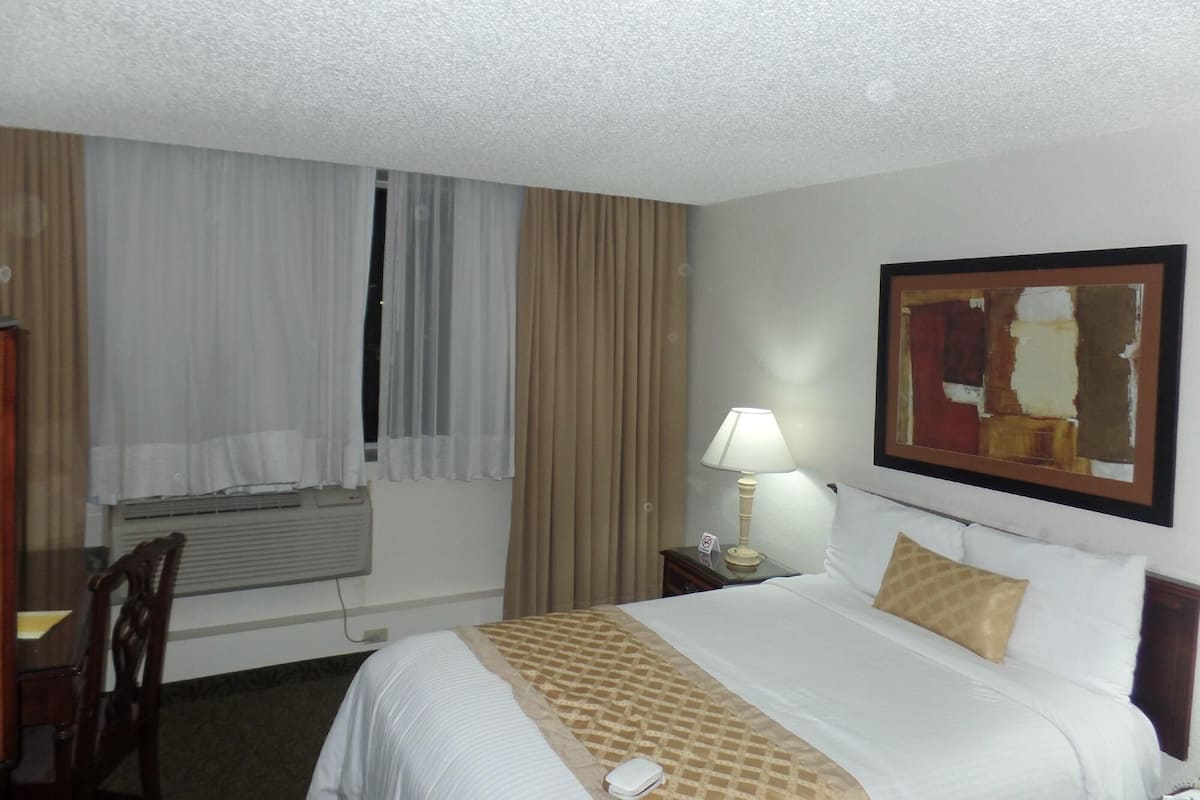 In-room safe, desk, iron/ironing board, free cribs/infant beds