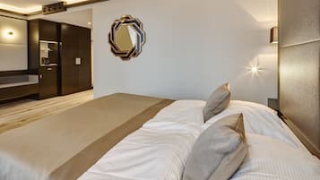 Deluxe Design Zimmer | Literie hypoallergénique, minibar, coffres-forts dans les chambres