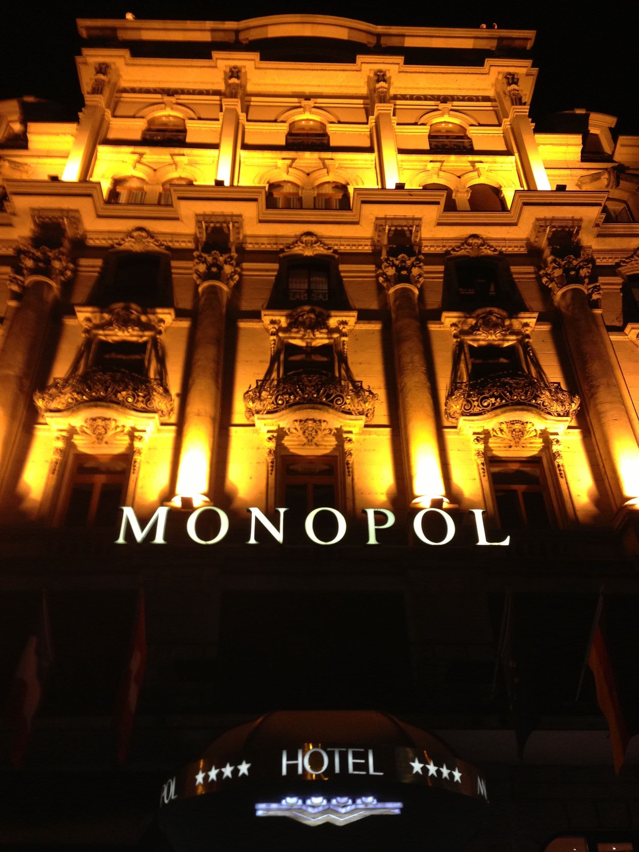 front of property – evening/night