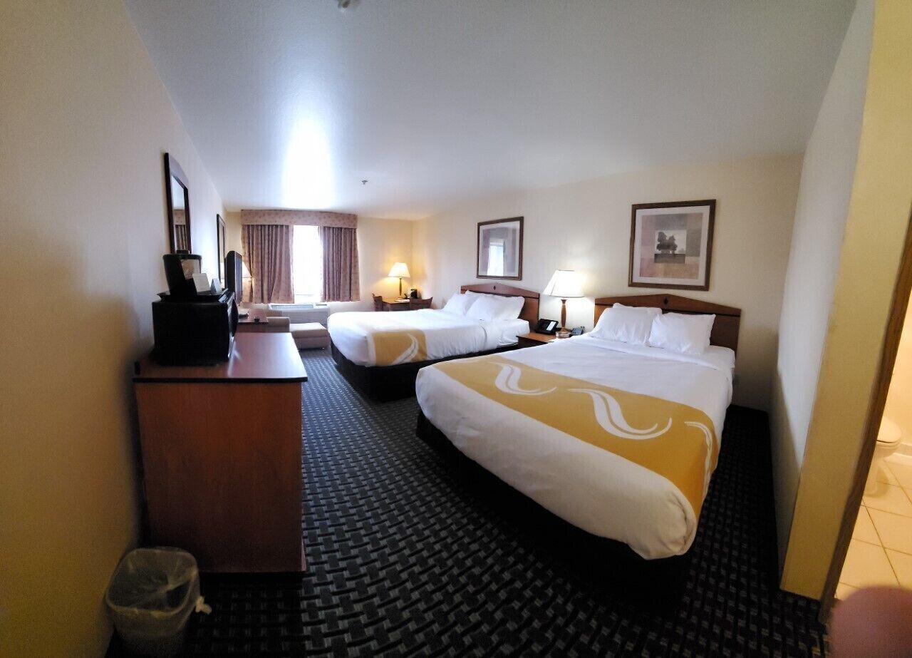 In-room safe, blackout curtains, iron/ironing board