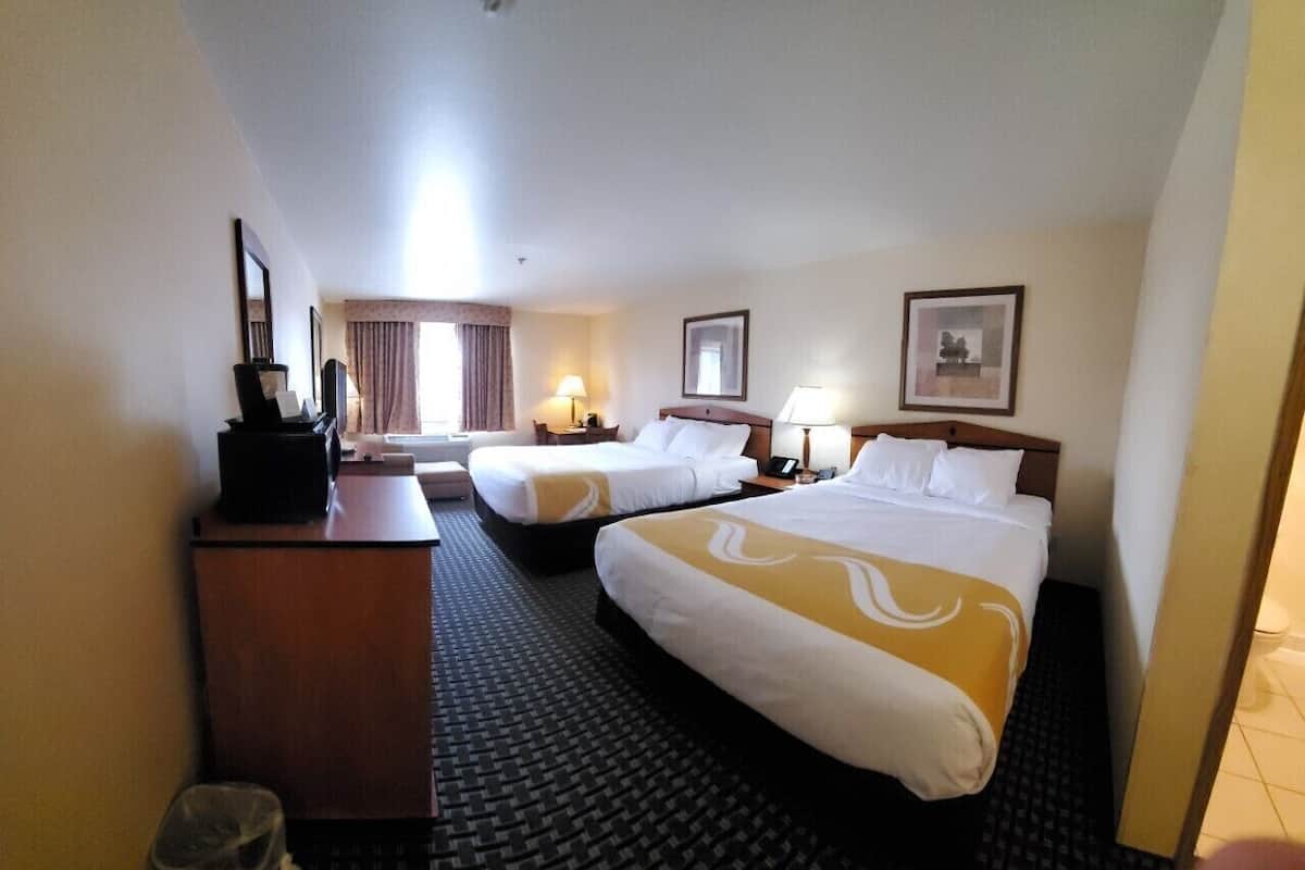In-room safe, blackout curtains, iron/ironing board